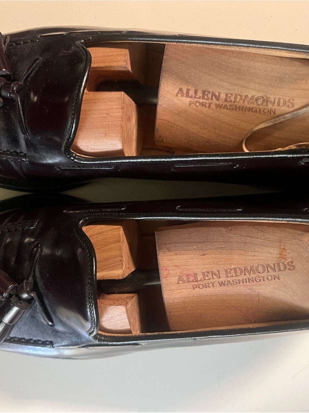 Church's Men's Leather Penny Loafers in burgundy